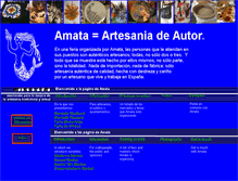 Tablet Screenshot of amata.es