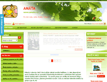 Tablet Screenshot of amata.cz